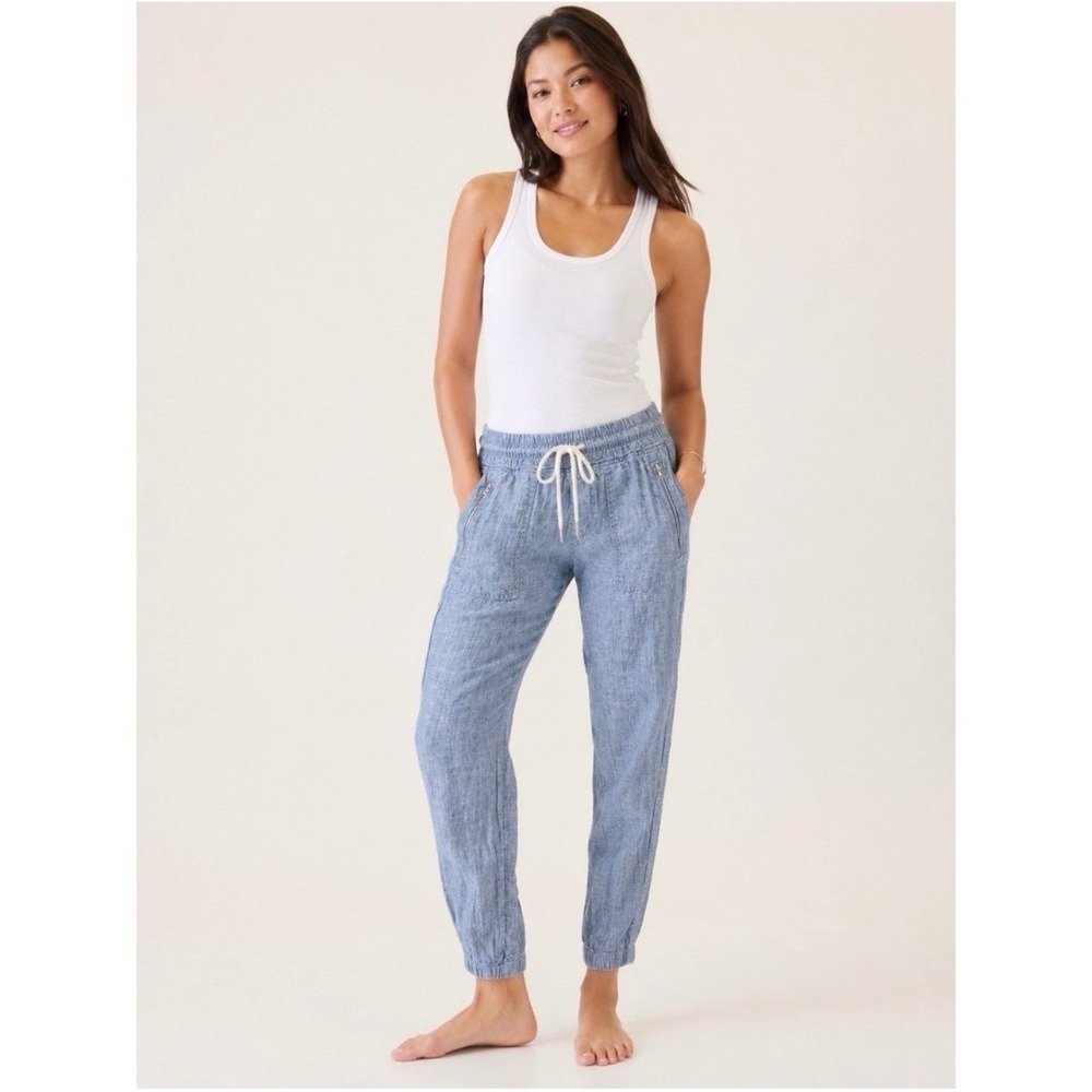 NWT Athleta Cabo Linen Jogger Size 10